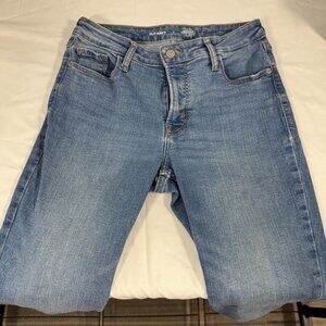 Old Navy Light Wash High Rise Rockstar Super Skinny Jeans 6